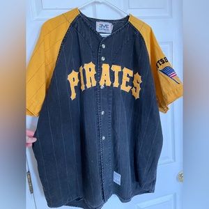 Pittsburgh Pirates Vintage Mirage Cooperstown Collection Throwback Jersey XL